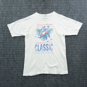 T-America Crescent City Classic T-Shirt Mens XL White 1991 New Orleans Vintage